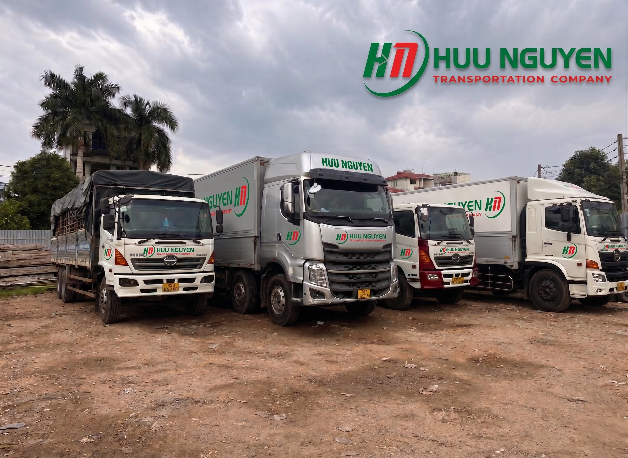 Vận Tải Hữu Nguyên có dang dạng tải trọng xe