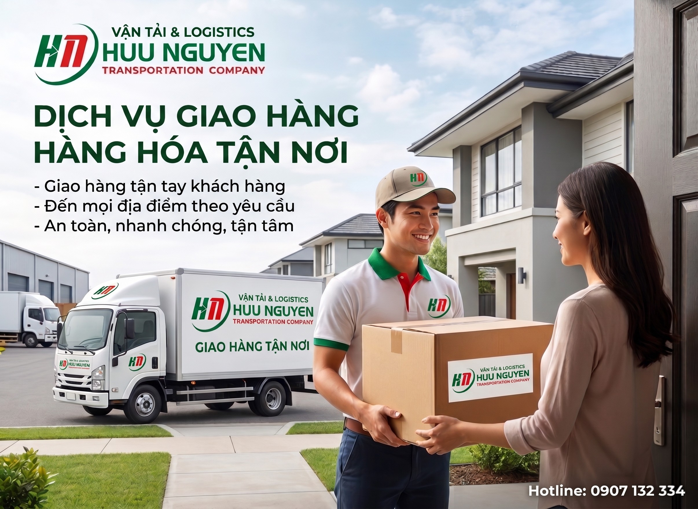 Giao nhận hàng tận nơi theo yêu cầu