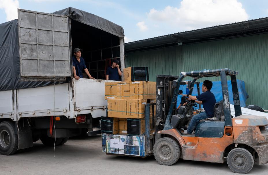 Đảm bảo giao hàng tận nơi, đúng tiến độ