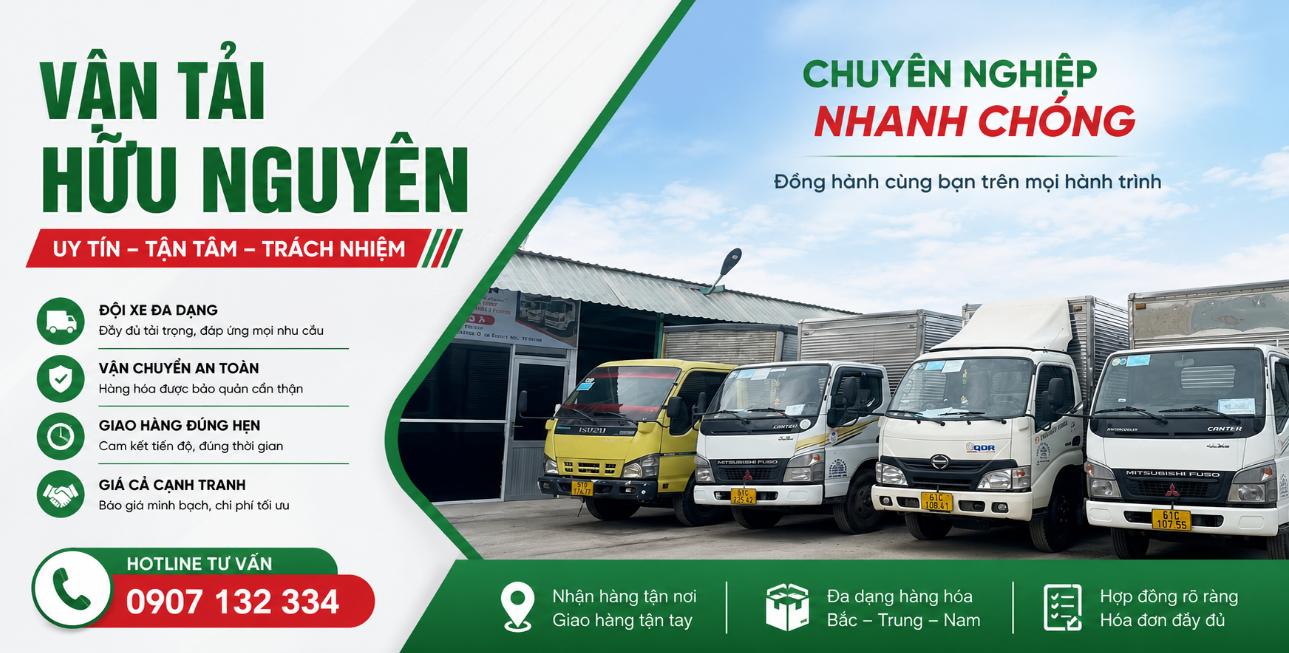 Vận Tải Hữu Nguyên là một trong những thương hiệu vận tải nổi bật bởi sự chuyên nghiệp, tận tâm
