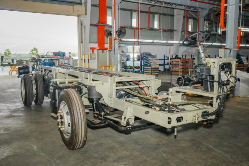 Khung gầm của xe tải