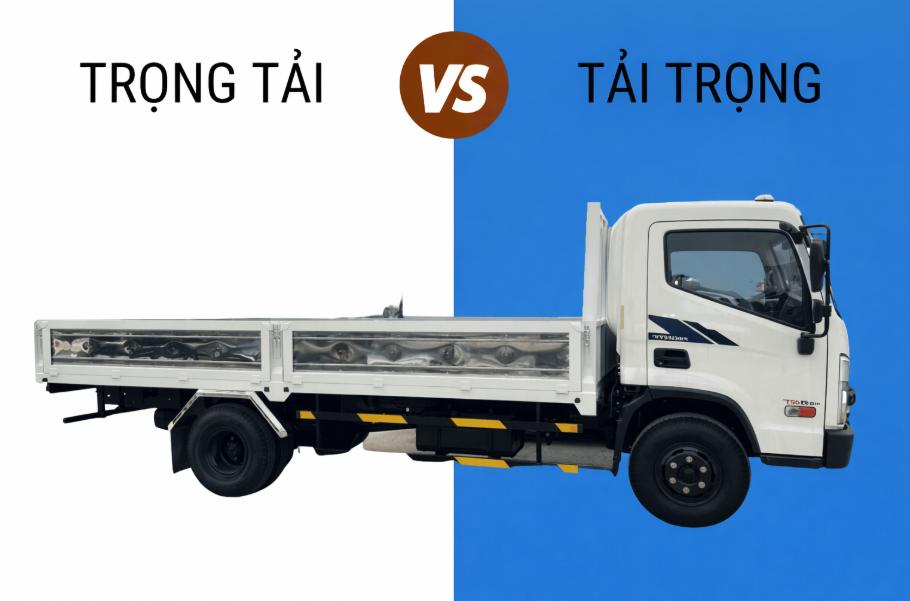 Trọng tải với tải trọng là hai thông số hoàn toàn khác nhau