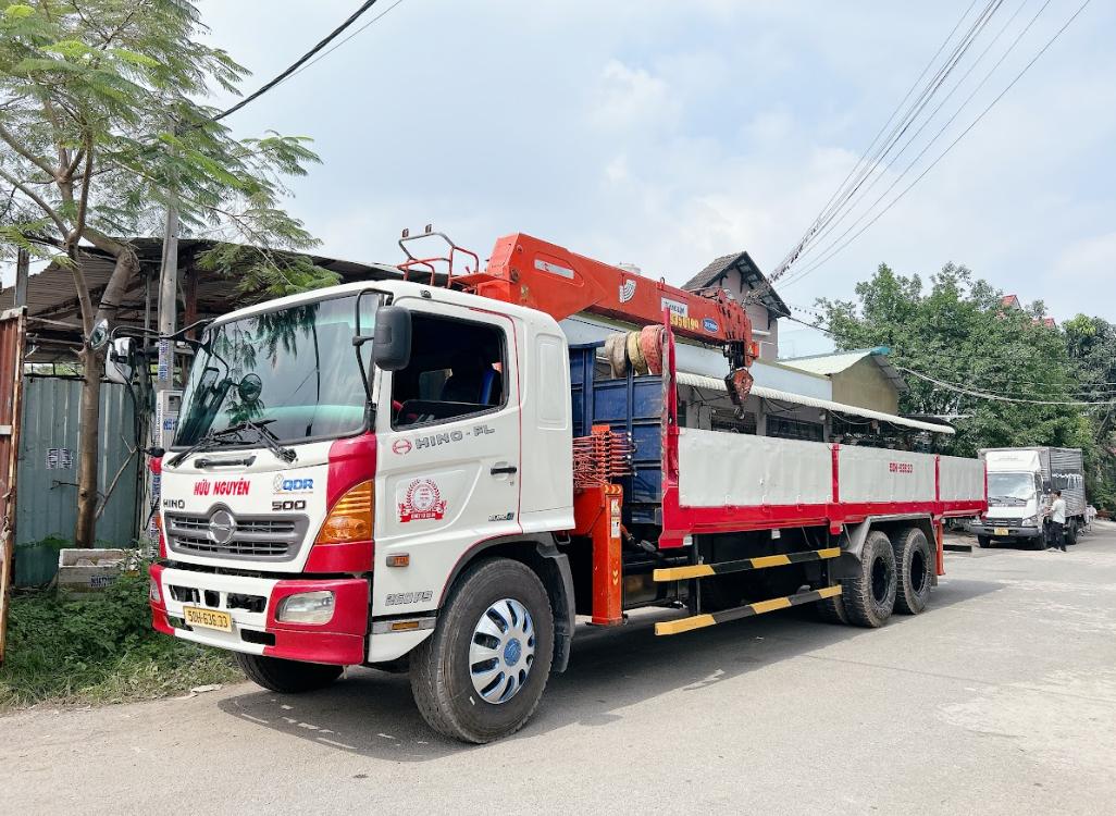 Xe cẩu thùng đa dạng tải trọng