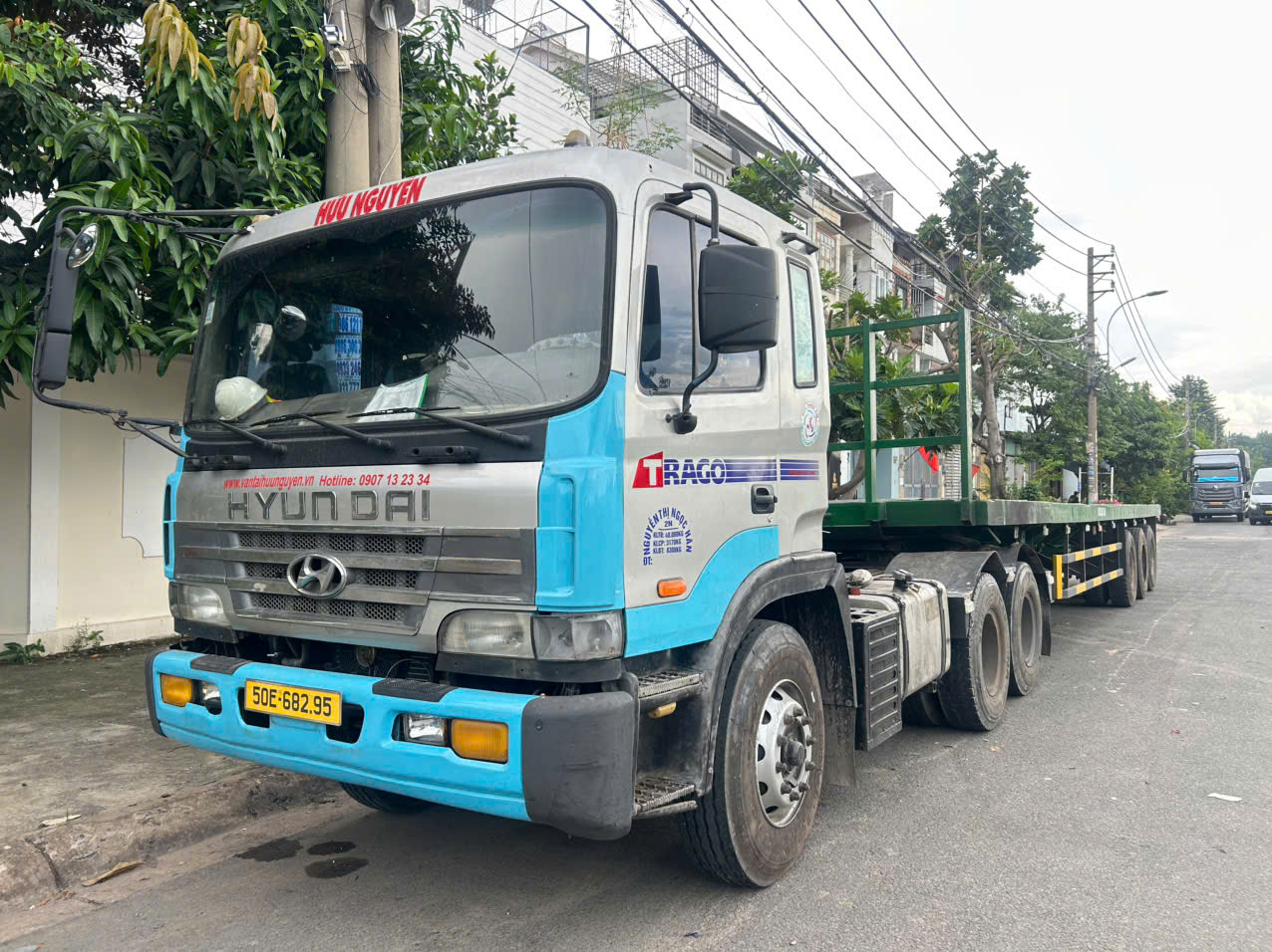 Các loại xe tải đầu kéo Vận tải Hữu Nguyên đang có