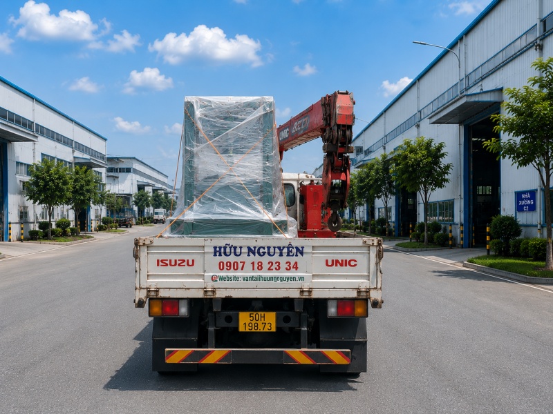 Loại hàng hóa thường sử dụng xe cẩu đi Bình Dương