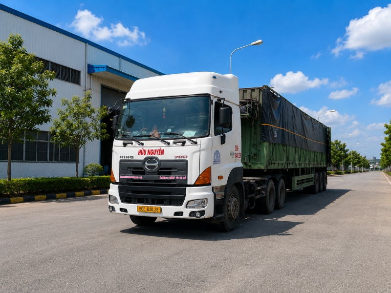Bảng giá dịch vụ cho thuê xe container đi Bình Phước