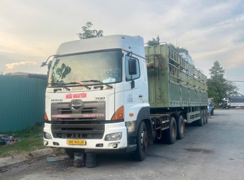 bảng giá thuê xe container đi Vũng Tàu